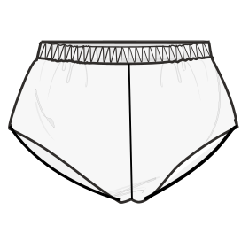 Fashion sewing patterns for MEN Shorts Training Short 9489